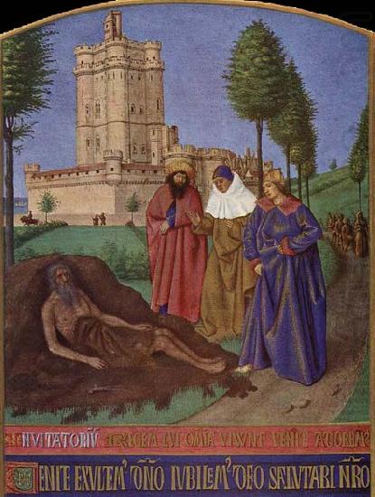 Job and his False Comforters, Jean Fouquet